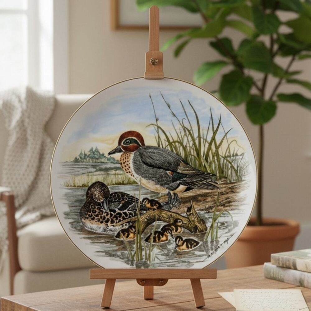 Game Birds of the South Southern Living Green Winged Teal Plate AJ Heritage